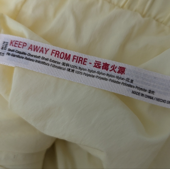 Free People Piper Packable Vest Yellow Size Medium - Picture 10 of 11